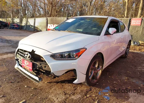 2020 Hyundai Veloster 2.0 from USA, damaged, VIN KMHTG6AF1LU026811